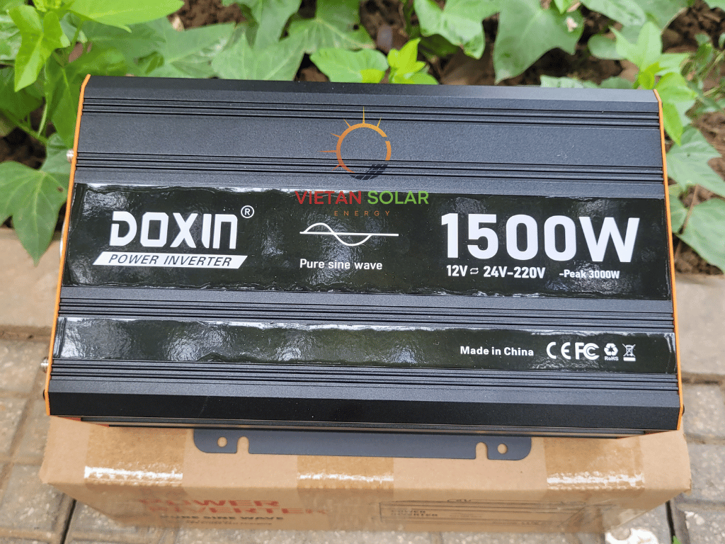 Kích điện 12v lên 220v sin chuẩn 1500w doxin